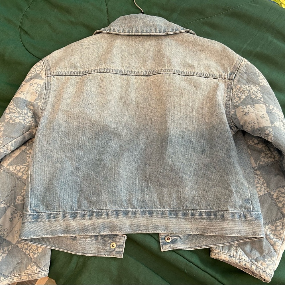 Girls Cat & Jack Blue Denim Jacket Sz 10-12 - Picture 5 of 5